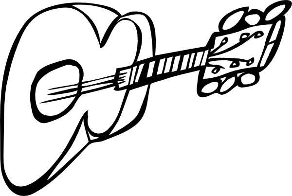 Guitar clip art - vector clip art online, royalty free & public domain