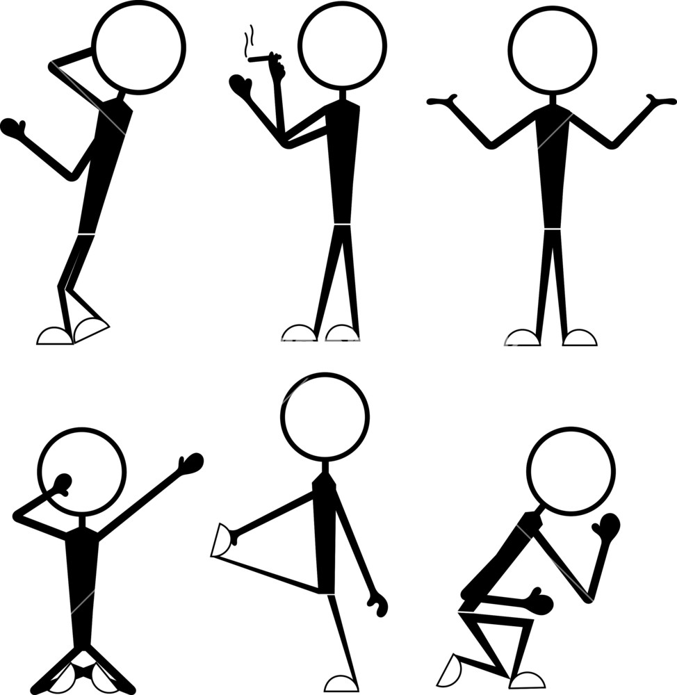 Stick Figure Cartoon Characters