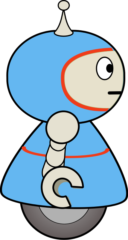 Cartoon robot clipart