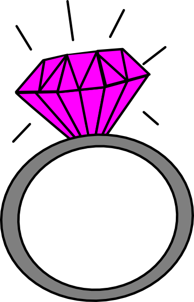 Engagement Ring Clipart Pink - Free Clipart Images