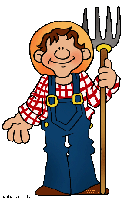 Old Man Farmer Clipart