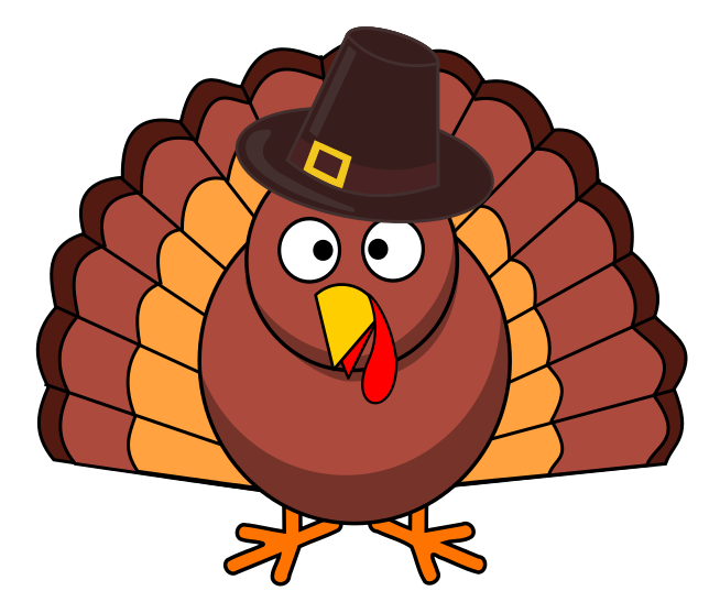 Free Thanksgiving Cartoon Clipart, 1 page of free to use images