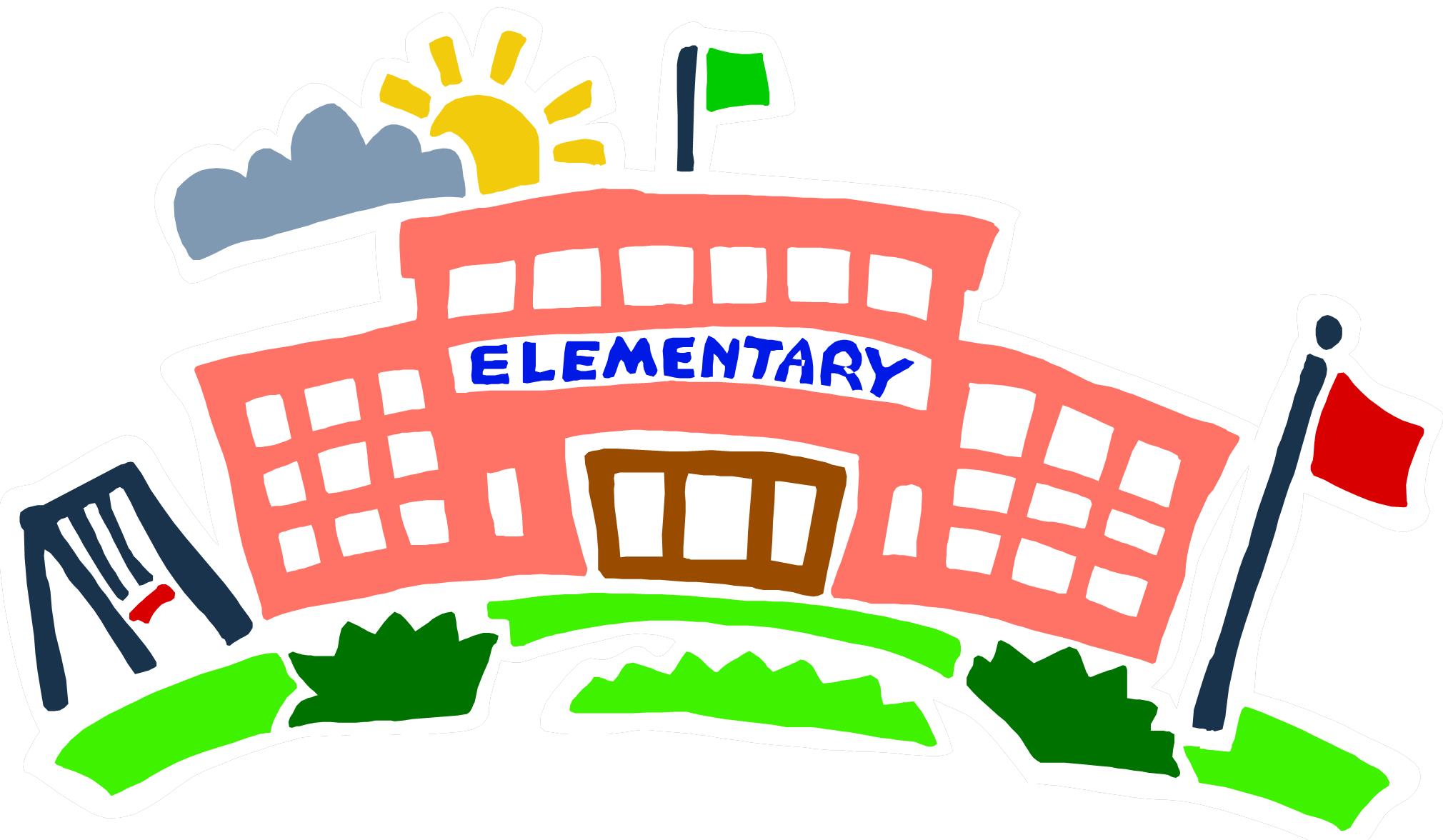 Going to elementry school clipart