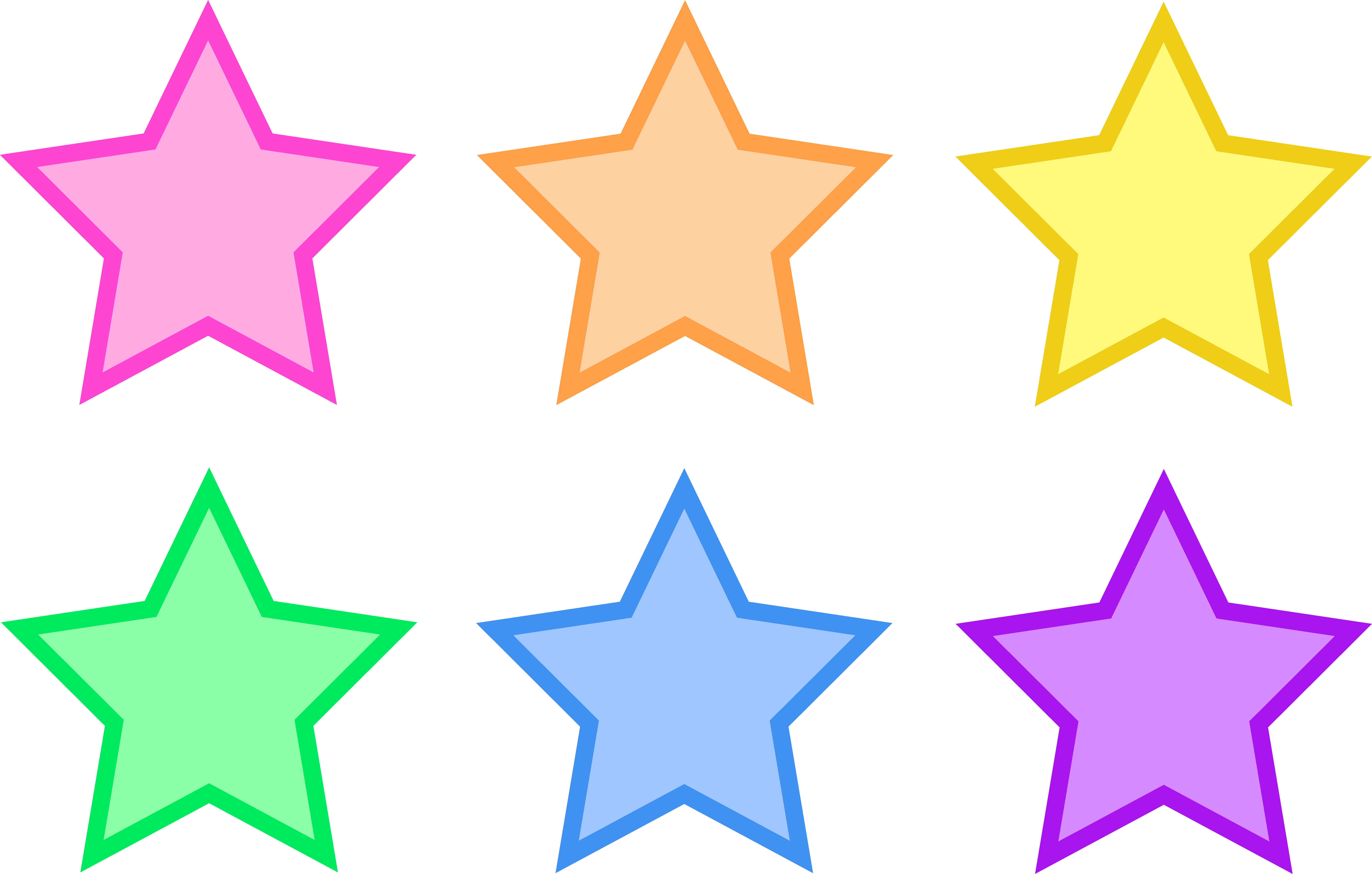 Pink Star Clip Art - ClipArt Best