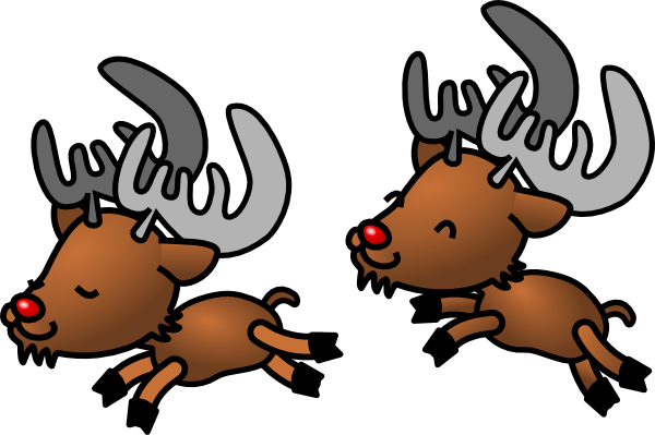Cartoon Reindeer Clip Art - vector clip art online ...