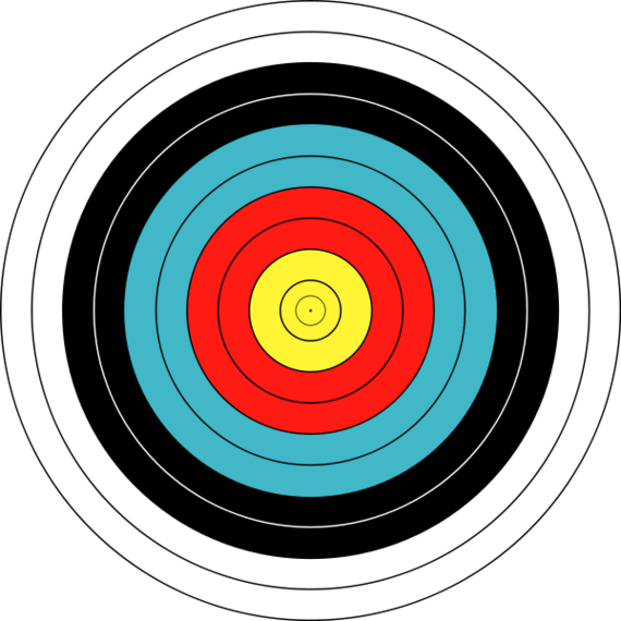 Archery Target 40cm Free Printable Clipart - Free to use Clip Art ...