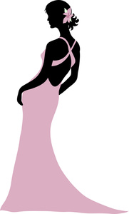 Formal dresses clipart