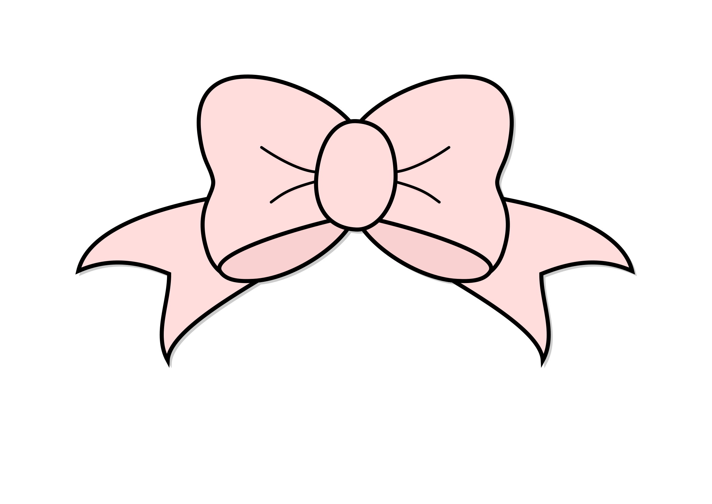 5. Happy Baby with Blonde Hair and Pink Bow in Cartoon Style - wide 8