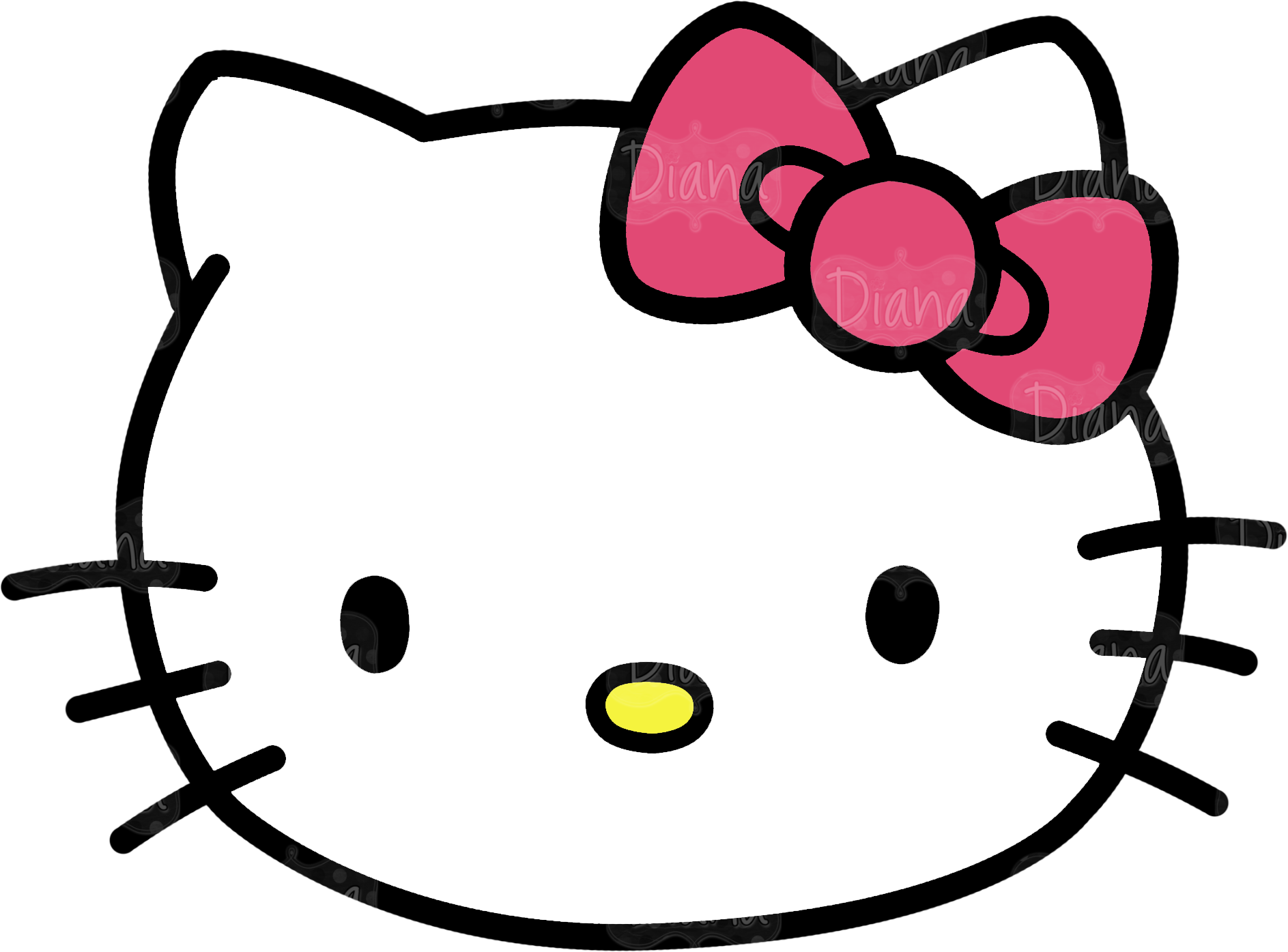 Hello Kitty Template Printable