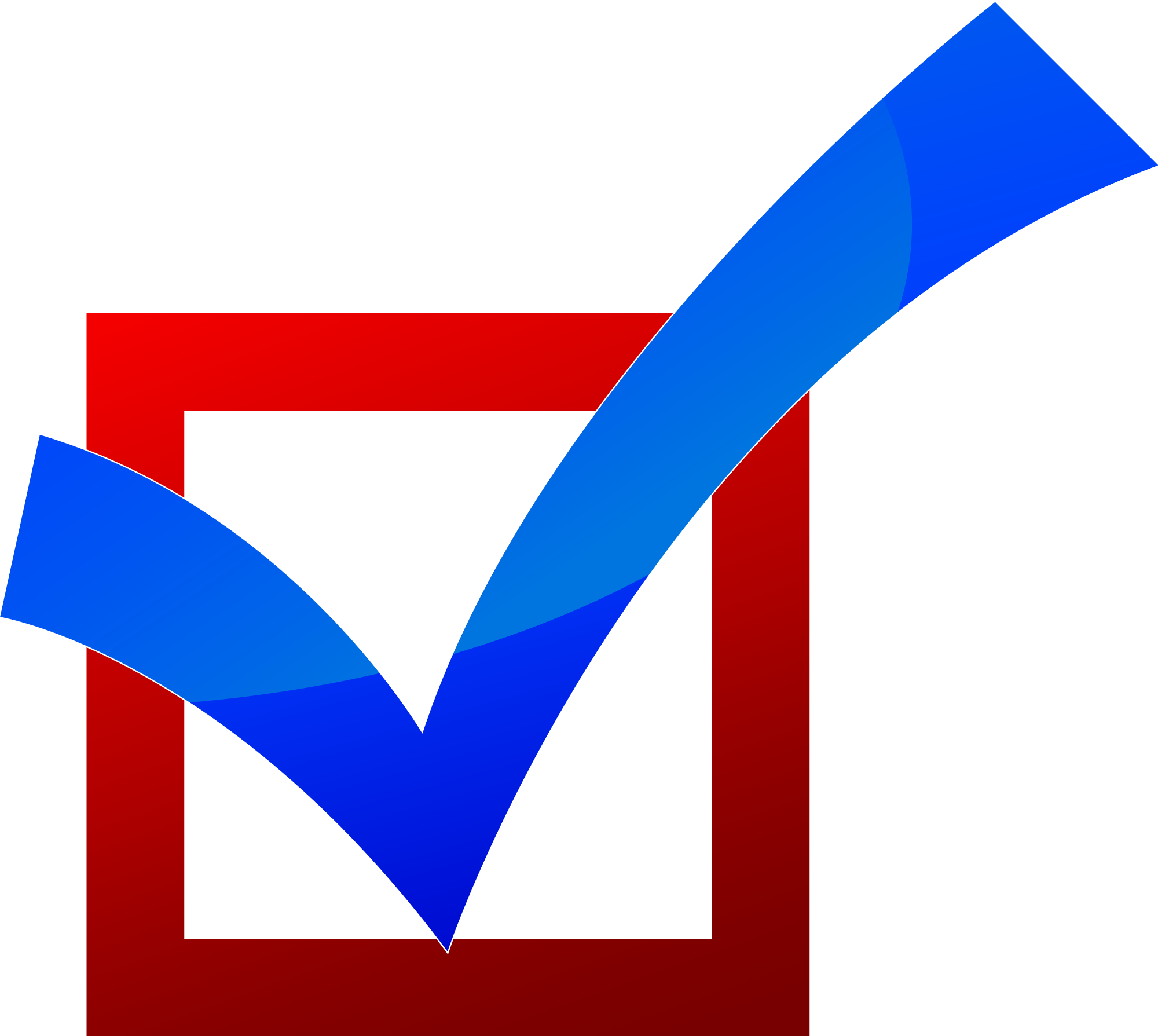 Red Check Mark In Box - ClipArt Best