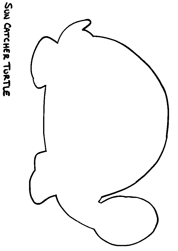 Turtle Template - ClipArt Best