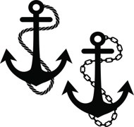 Shining Rope Anchor Tattoo Designs | Tattoobite.com