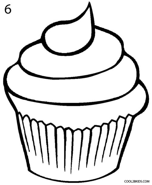 How to Draw a Cupcake (Step by Step Pictures) | Cool2bKids