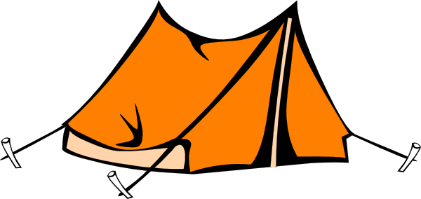 Image of Clip Art Tents #7210, Cartoon Campfire And Tent Free ...