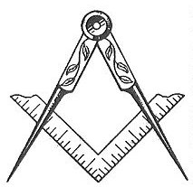 The Burning Taper: Symbol of the Day: Masonic Square and Compasses