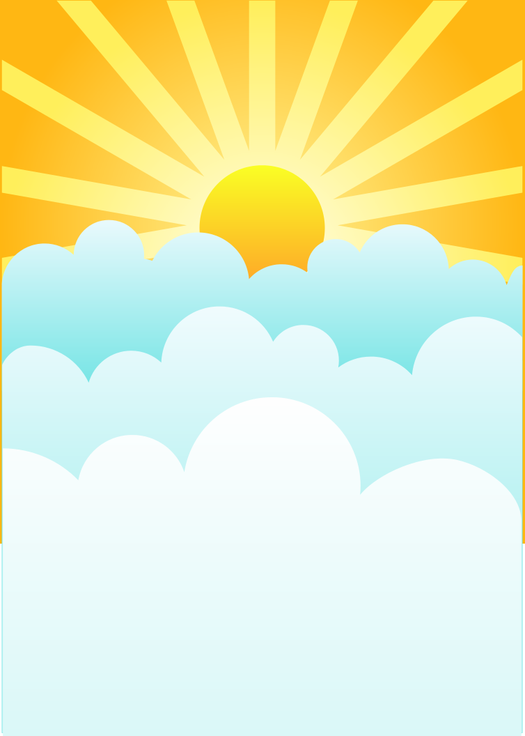 Sun and clouds clipart png - ClipartNinja