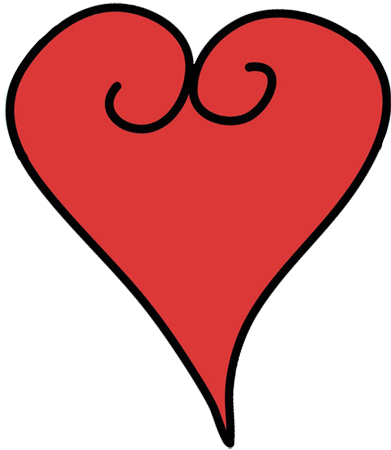 Heart shape clip art free