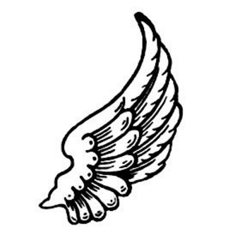 Angel wings on angel wings angel wing tattoos and wings clip art ...