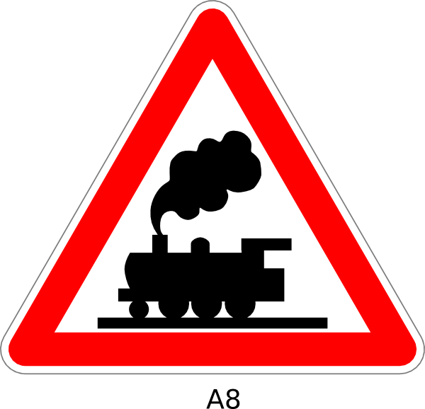 Railroad Crossing Clipart - Cliparts and Others Art Inspiration