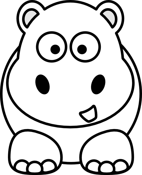 Stuffed Animal Clipart Black And White