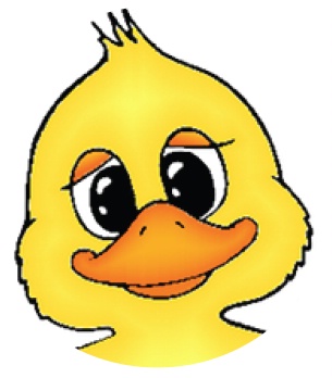 Cartoon duck clip art