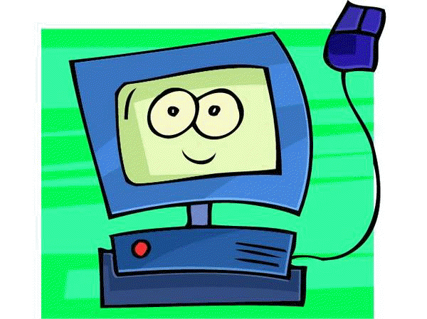 Animated computer clip art