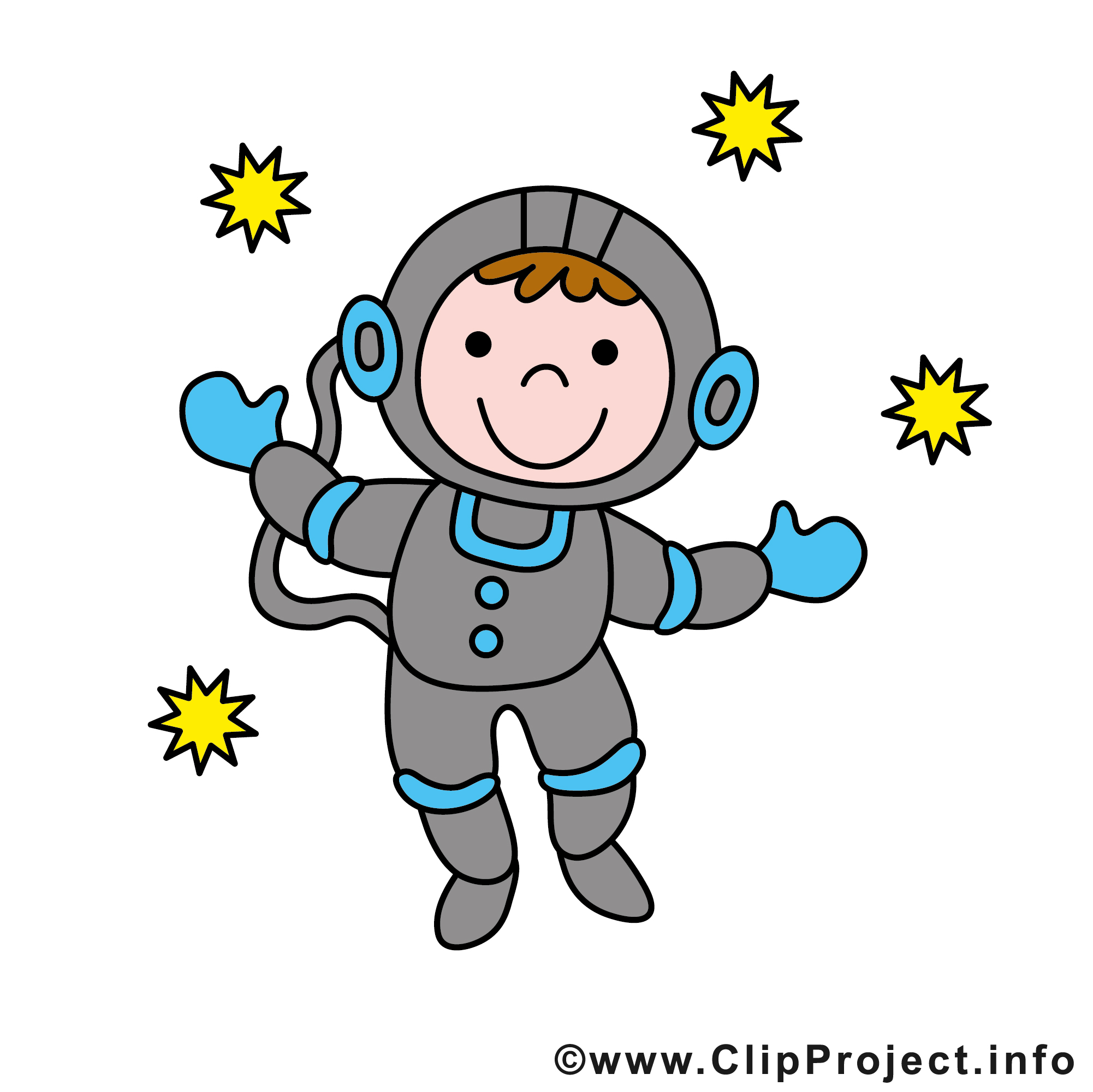 Cartoon Astronaut Clipart