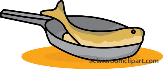 Fried fish clipart