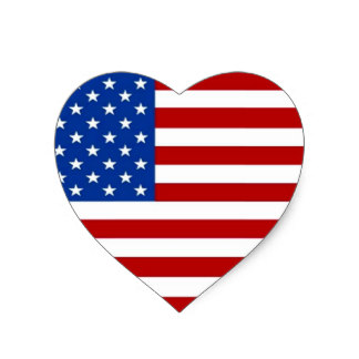 American Flag Heart Gifts on Zazzle