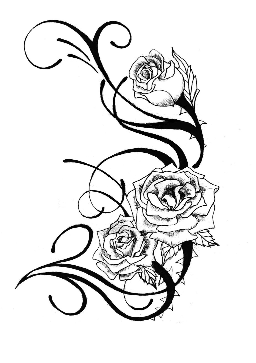 Rose Tattoo Designs Free | Cool Tattoos - Bonbaden