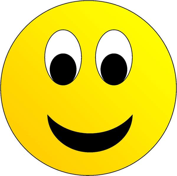 Smiling face clipart