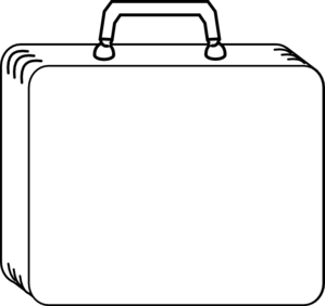 Clipart suitcase outline