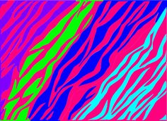 Multi Colored Zebra Pattern - ClipArt Best