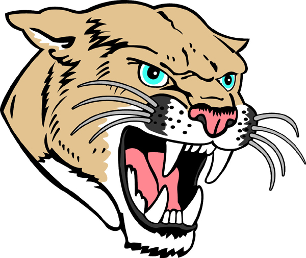 Cougar head clip art