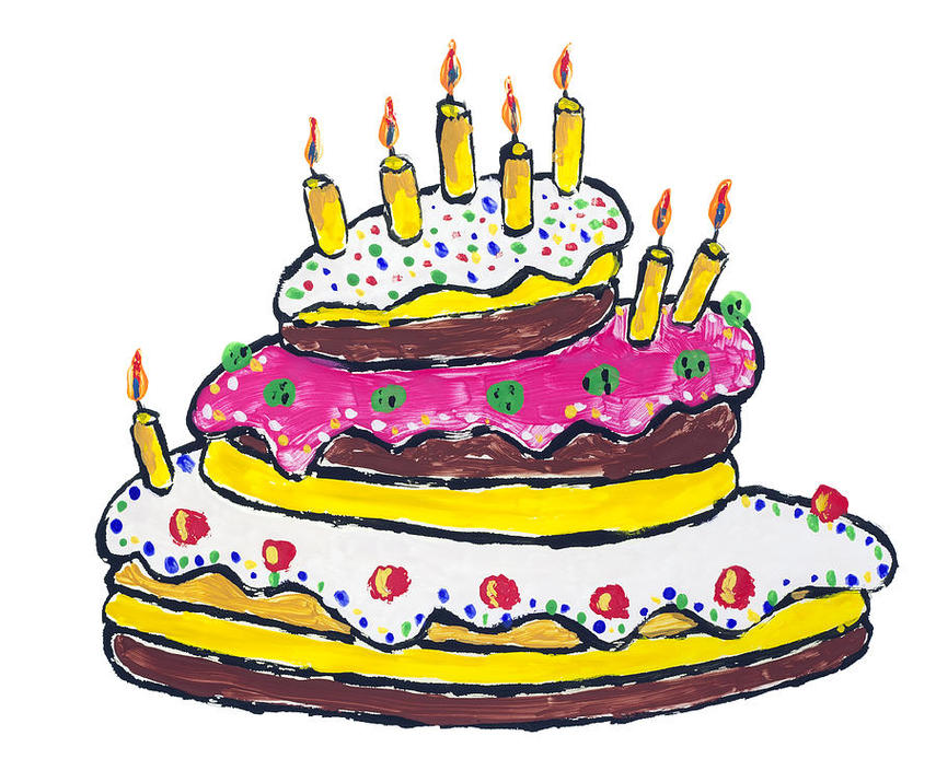 Birthday Cakes Drawings Clipart - Free to use Clip Art Resource