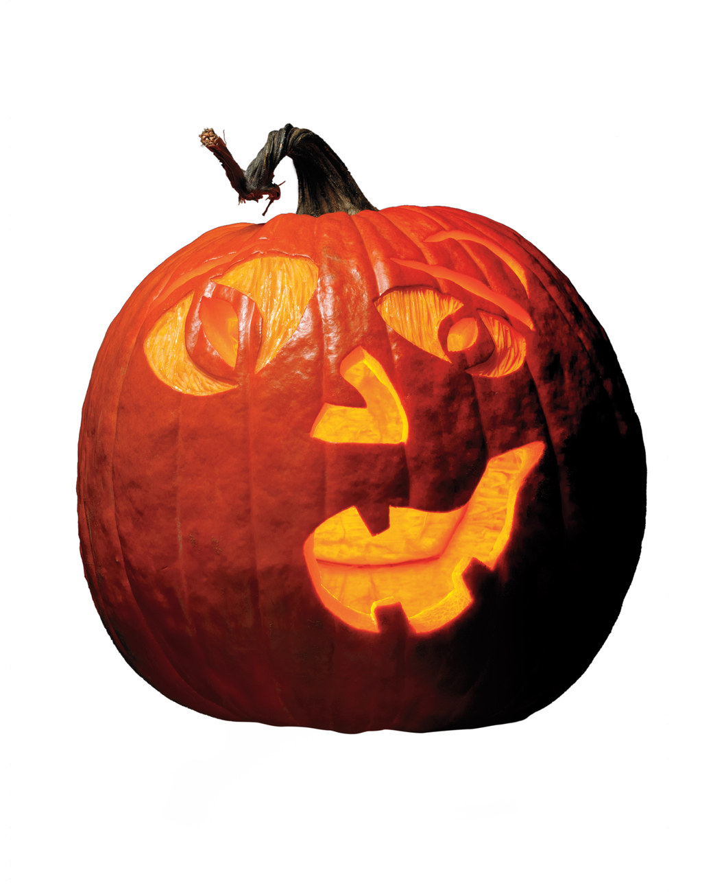 Halloween Pumpkin-Carving Patterns and Pumpkin Templates | Martha ...