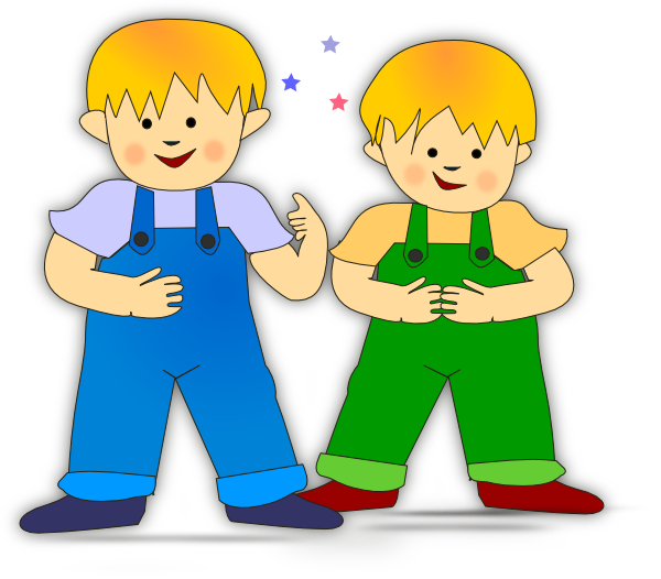 Two Brothers Clipart