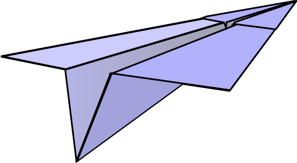 Paper Airplane Clipart