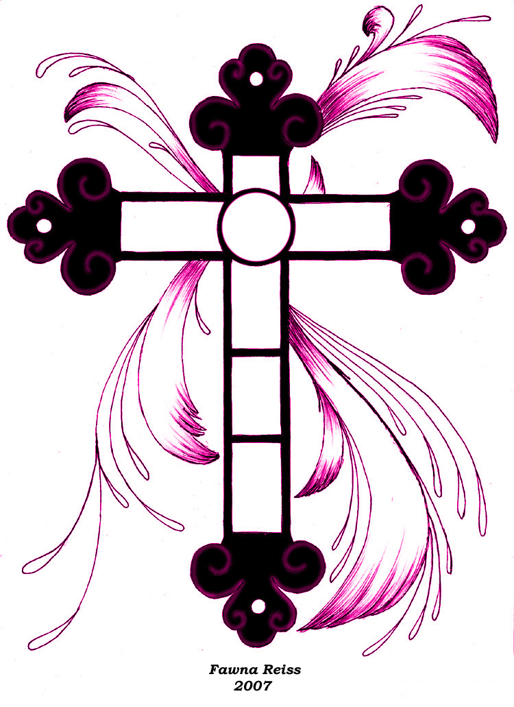 Pink and Black Cross - ClipArt Best - ClipArt Best