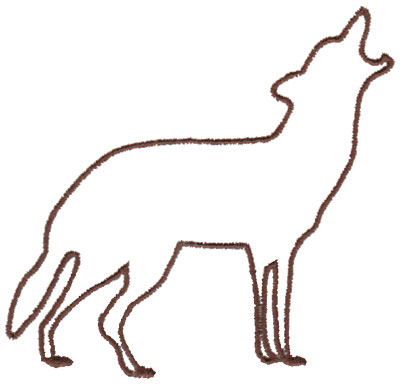 howling wolf outline image search results