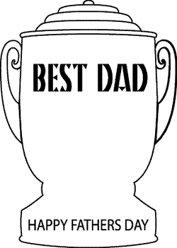Best Dad Clip Art Trophy Graphic for Father's Day Crafts (free ...