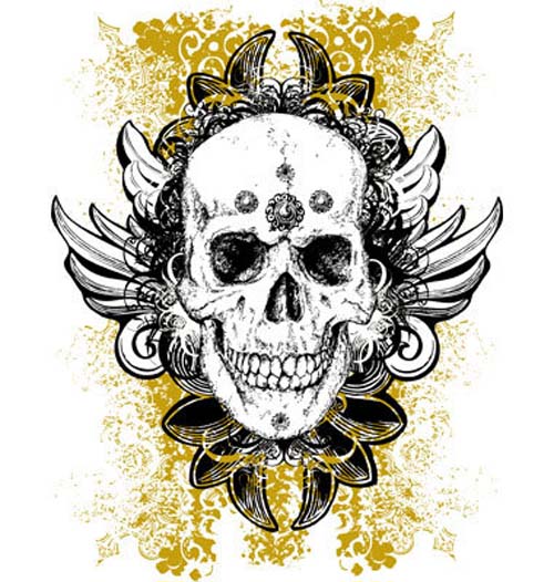 A Collection Of Free Vector Skulls - Designbeep