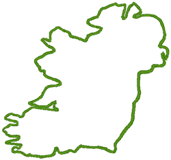 Simple Irish Map - ClipArt Best