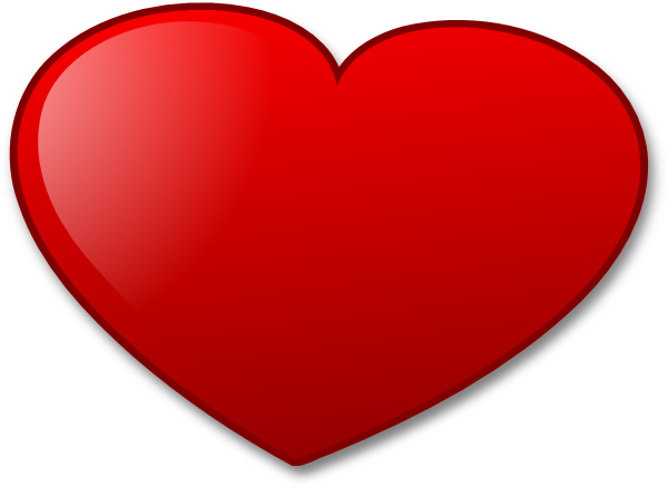 Love Heart clip art - vector clip art online, royalty free ...