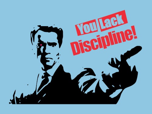 You must not lack discipline « Triplejack Blog