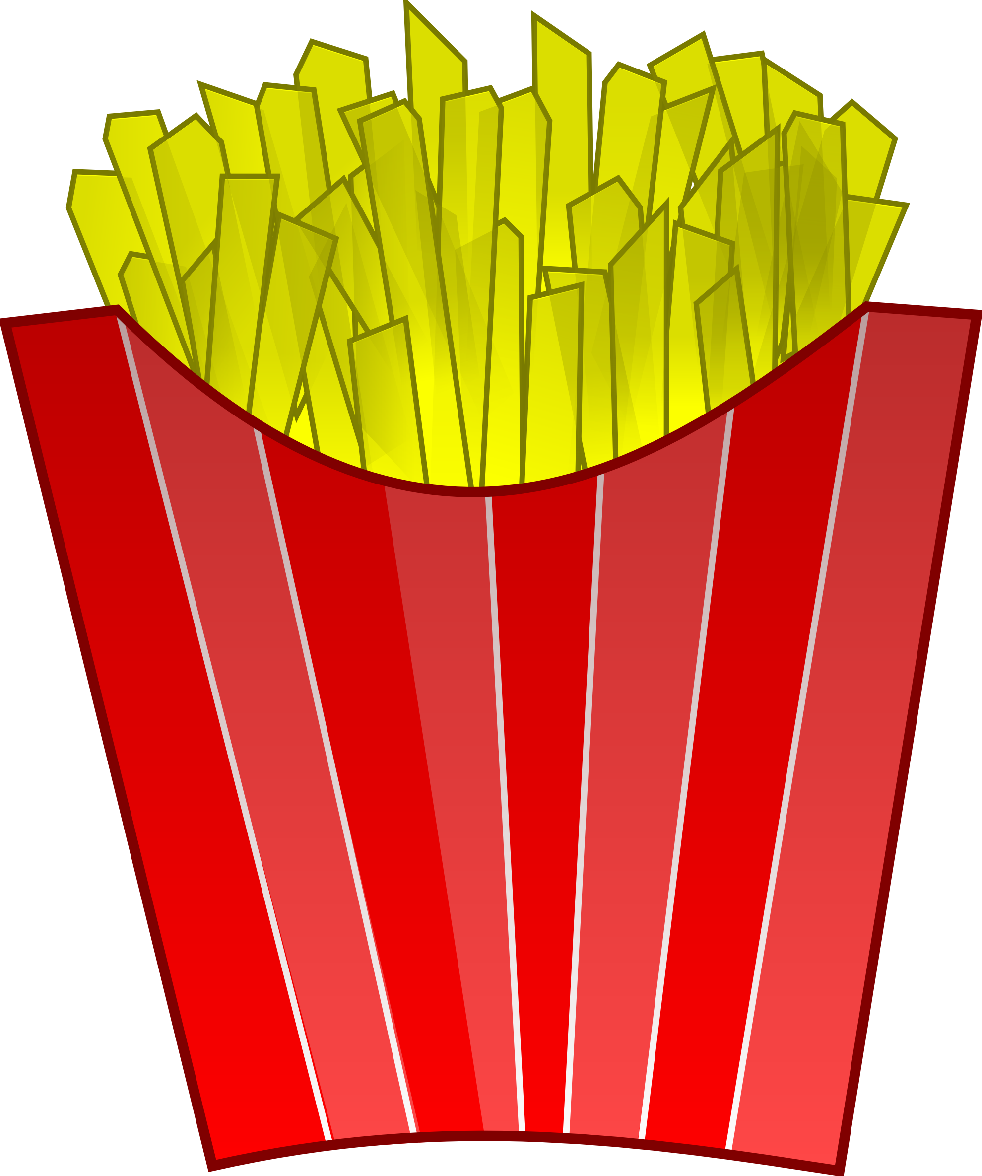 French Fries Coloring Book Colouring Letters colouringbook.org ...