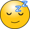 Snoring Sleeping Zz Smiley clip art - vector clip art online ...