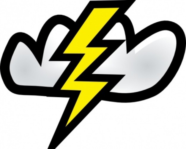 Thunder Storm clip art | Download free Vector