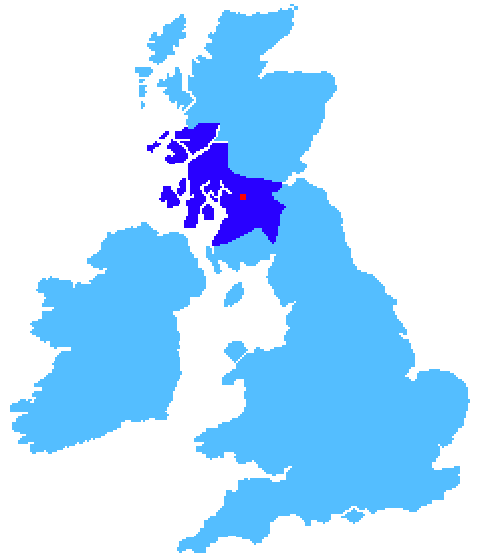 Area Covered - Glasgow & West of Scotland Family History Society