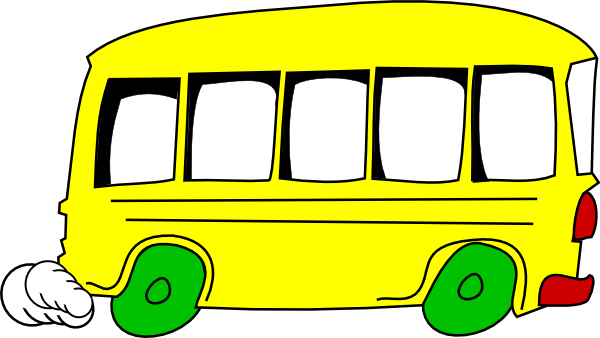 Bus Yellow Animated - ClipArt Best
